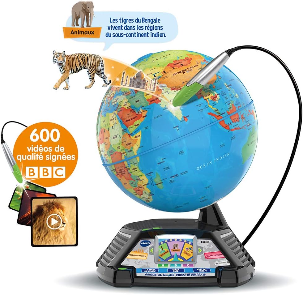 VTech Genius XL Interactive Video Globe 80-605405