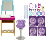 Barbie Sparkle Mask Spa Day HCM82 – Spa Playset with Doll