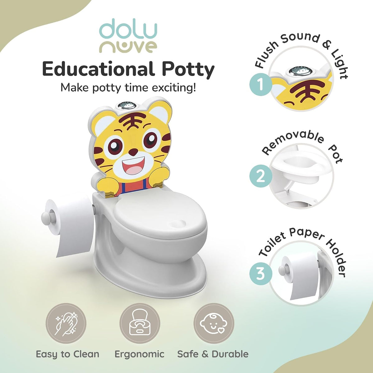 Dolu Tiger Educational Potty 7239