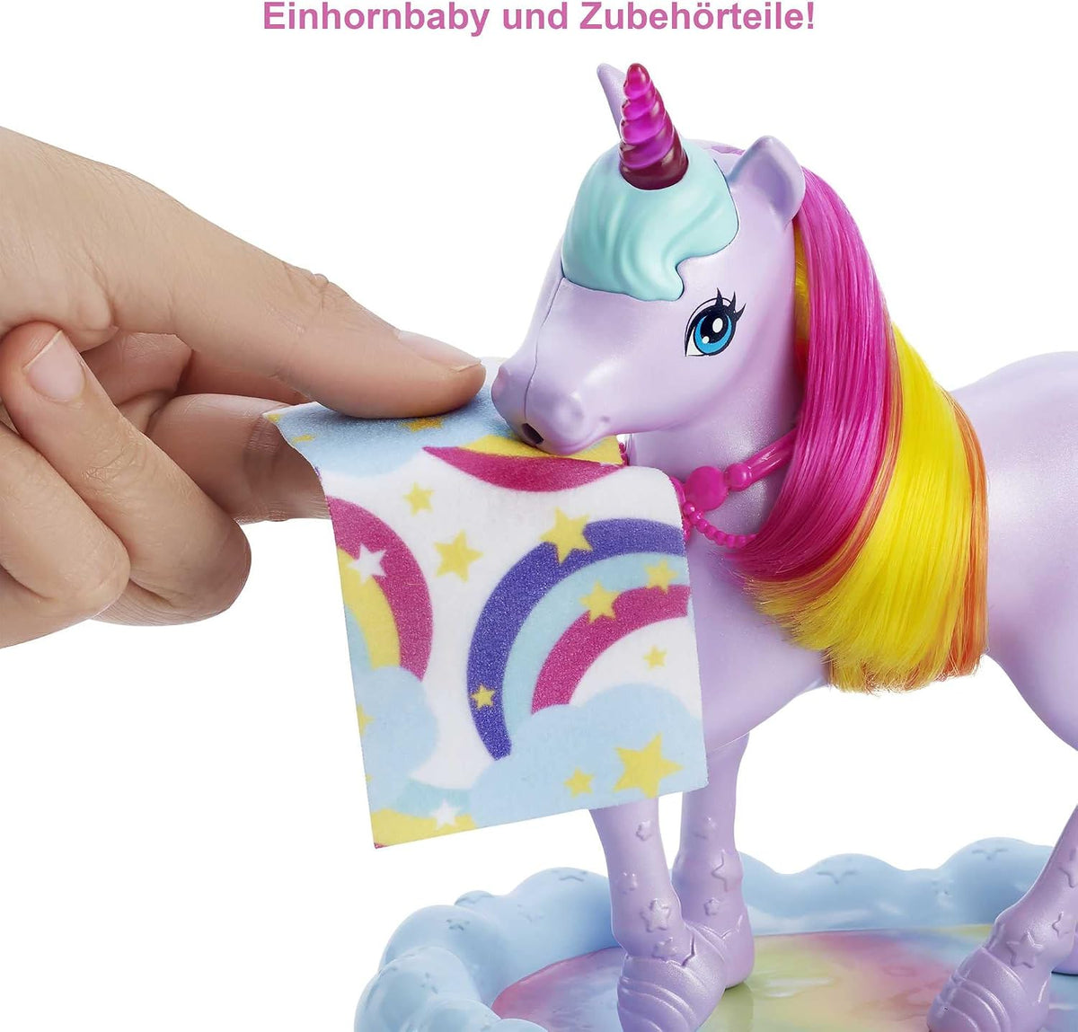 Barbie Dreamtopia Doll & Unicorn Playset GTG01 – Color Change