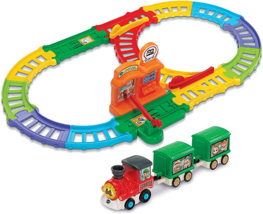VTech Tut Tut Bolides Tut Tut Express Train Circuit 80-588605 – Peter Train & 2 Wagons