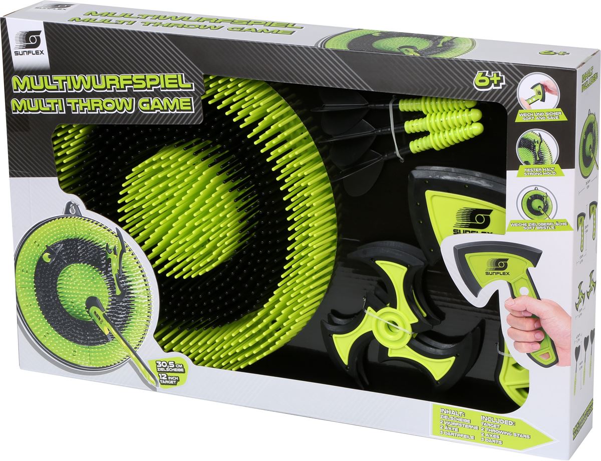 Multiwurfspiel | 3-in-1 Multi Throw Target Game