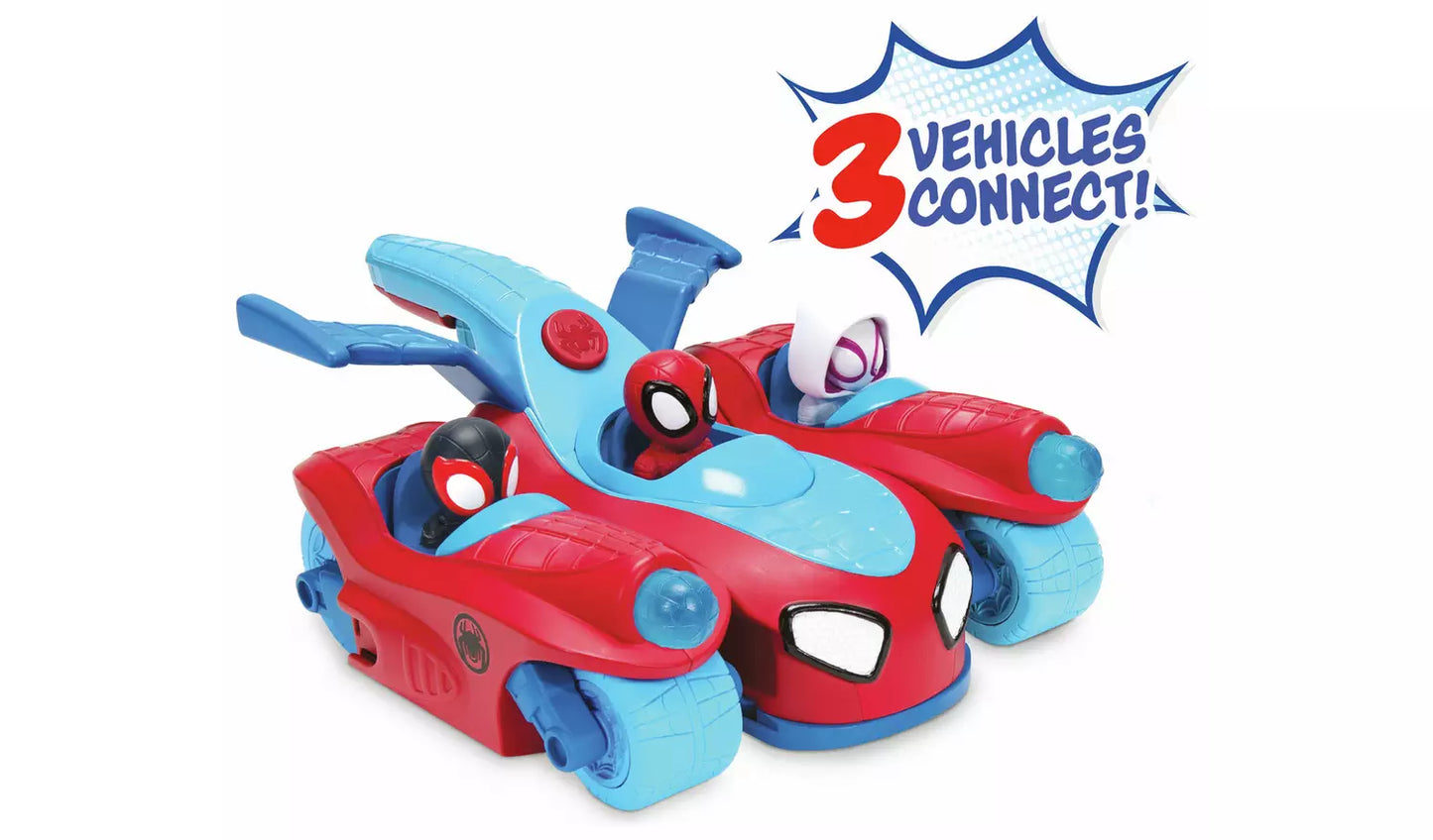 Marvel Spidey & His Amazing Friends Spidey Team Split Racer Transforming Vehicle
