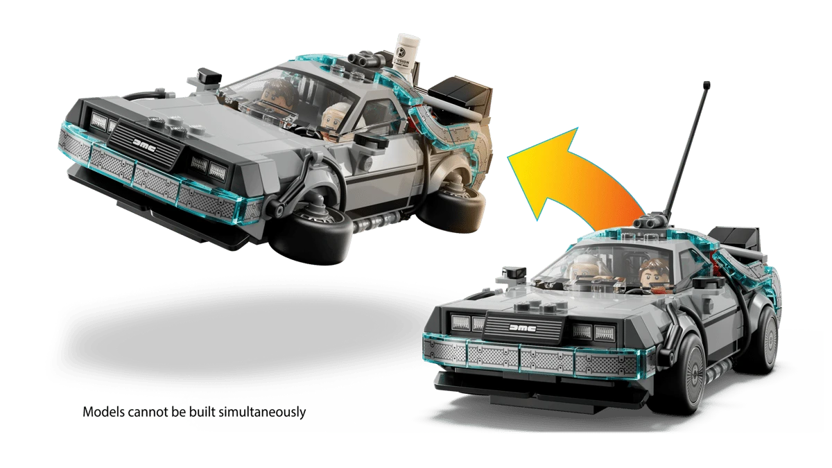 LEGO Speed Champions Back to the Future Time Machine 77256 | 357 Pieces