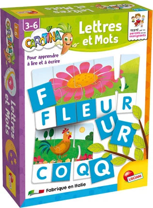 Lisciani CAROTINA LETTRES ET PREMIERS MOTS