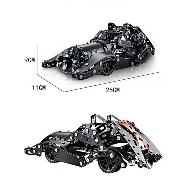 Hot Wheels Batmobile Metal Building Set 8602 – 332 Pieces