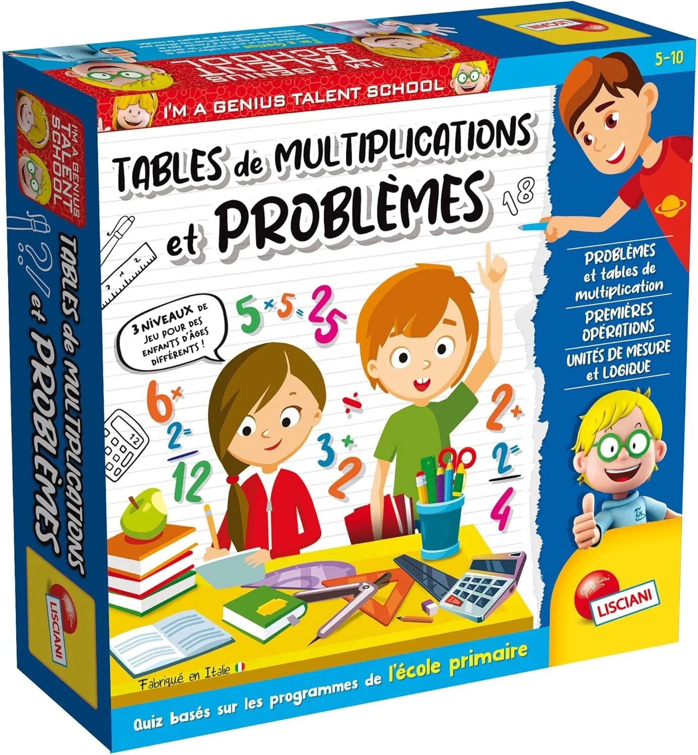 tables de multiplications et de problemes – i’m a genius