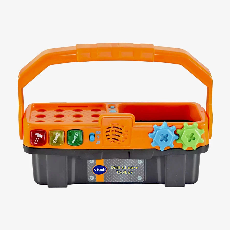 VTech Drill & Learn Toolbox 553903 – Interactive Tool Set