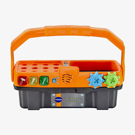 VTech Drill & Learn Toolbox 553903 – Interactive Tool Set