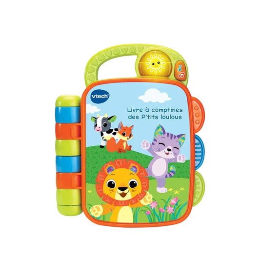 VTech Baby P’tits Loulous Nursery Rhyme Book – Interactive Musical Book