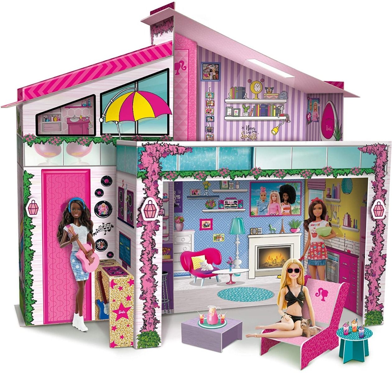 Lisciani Barbie Summer Villa With Doll