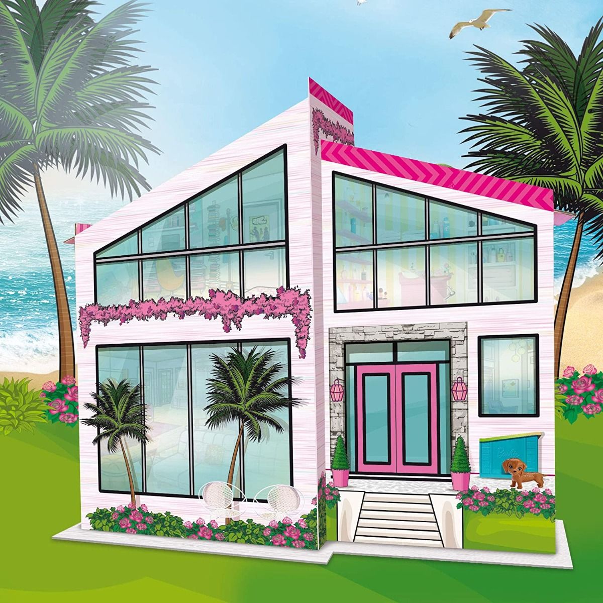 Lisciani Barbie Summer Villa With Doll