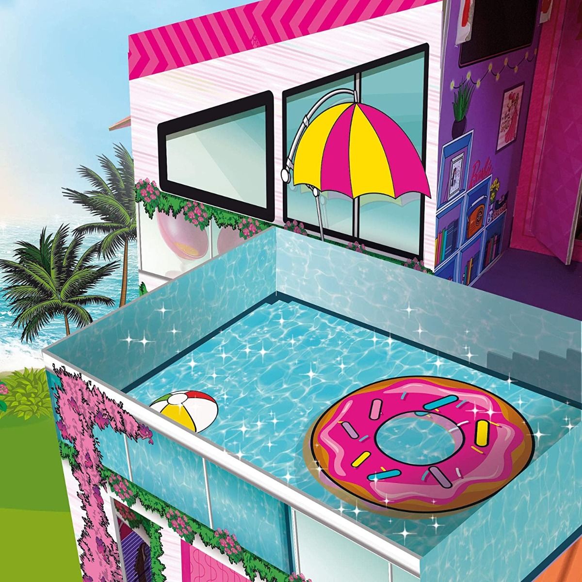 Lisciani Barbie Summer Villa With Doll