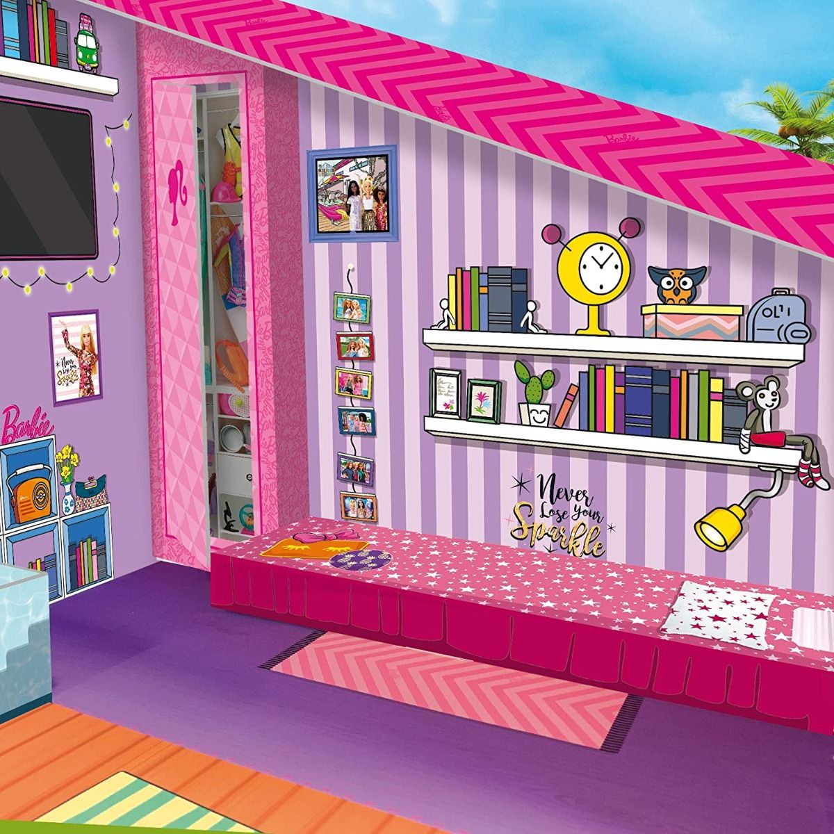 Lisciani Barbie Summer Villa With Doll
