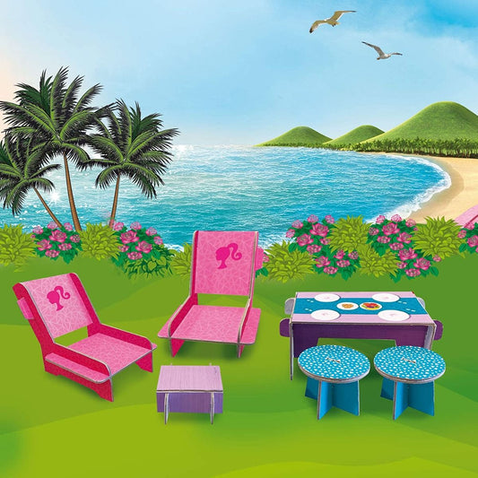 Lisciani Barbie Summer Villa With Doll