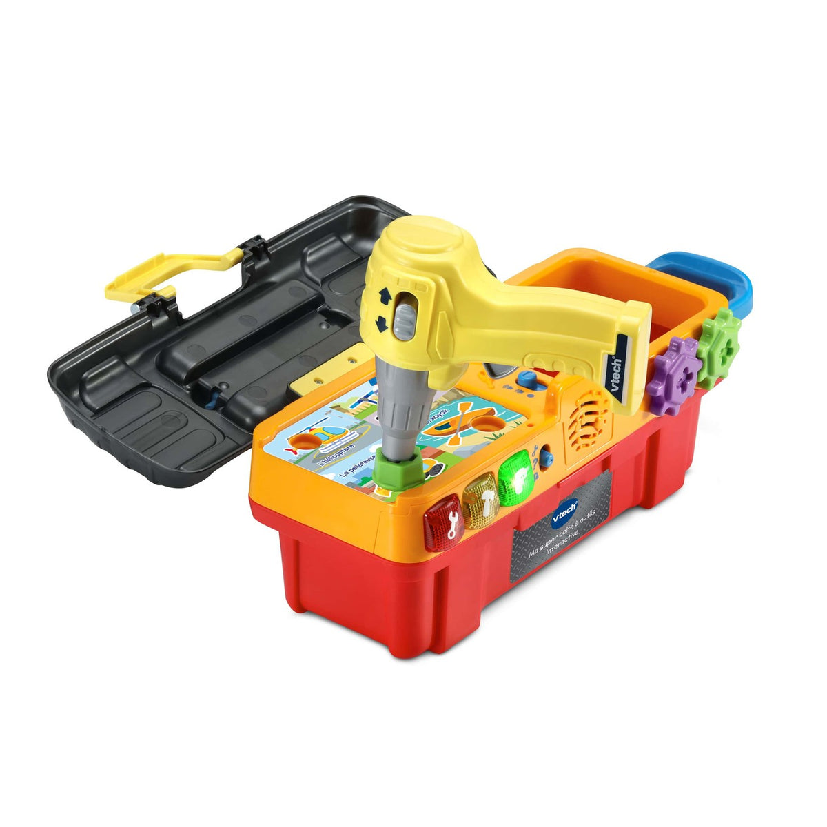 VTech Drill & Learn Toolbox Pro 80-550905 – Interactive Tool Set