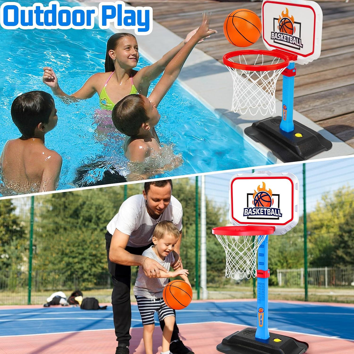 King Sport Super Sport Basketball & Baseball Set