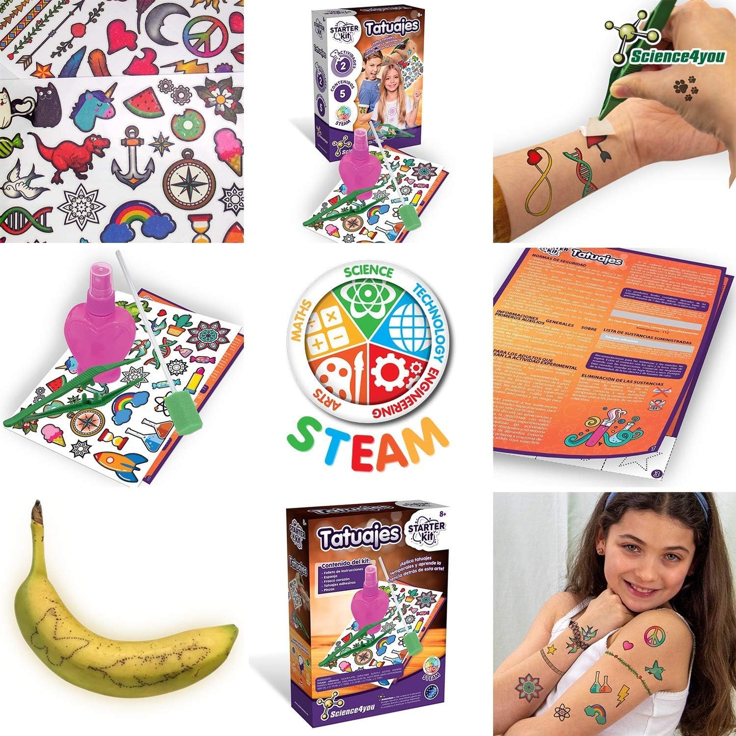 Science4you Tattoo Starter Kit