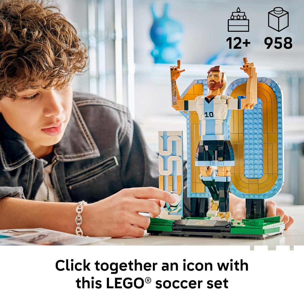 LEGO Editions Lionel Messi – Soccer Legend 43015 | 958 Pieces