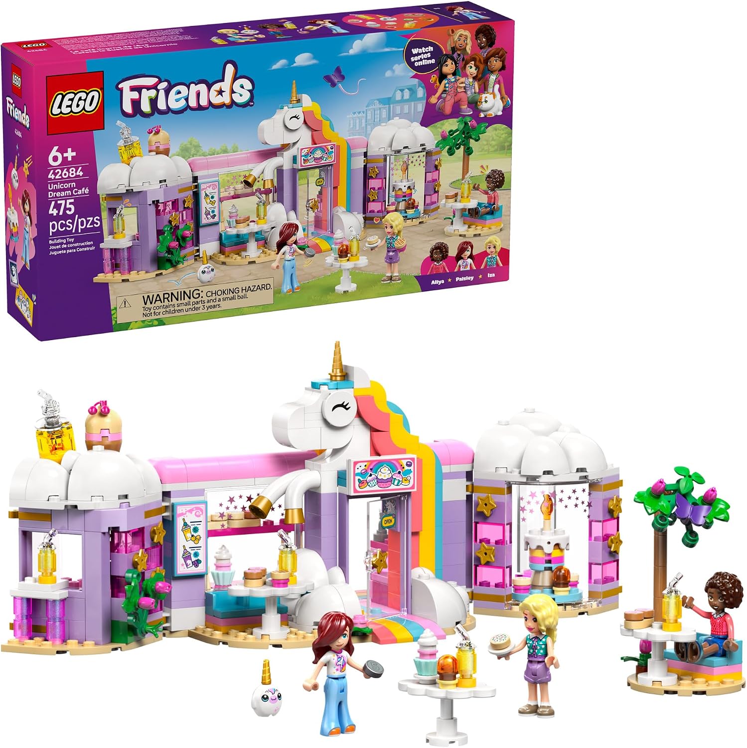 LEGO Friends Unicorn Dream Café 42684 – 475 Pieces