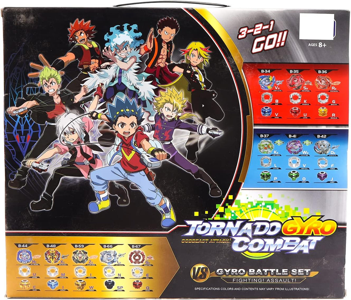 Tornado Gyro Combat Beyblade Set