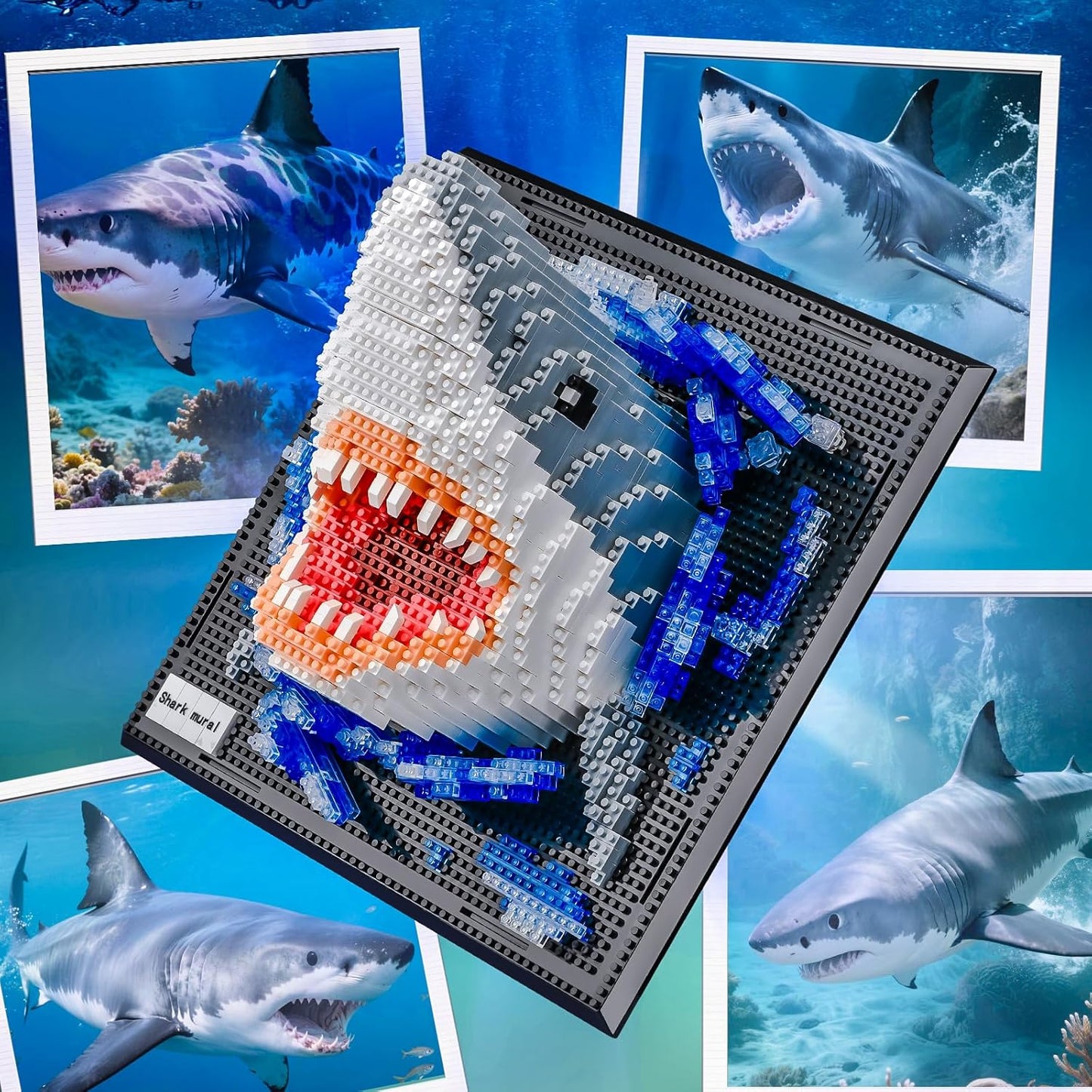 Shark Mural Lego 2166 Pieces