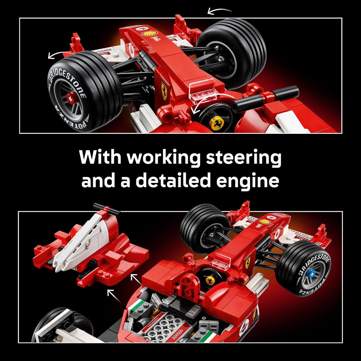 LEGO Icons Ferrari F2004 & Michael Schumacher 11375 | 735 Pieces