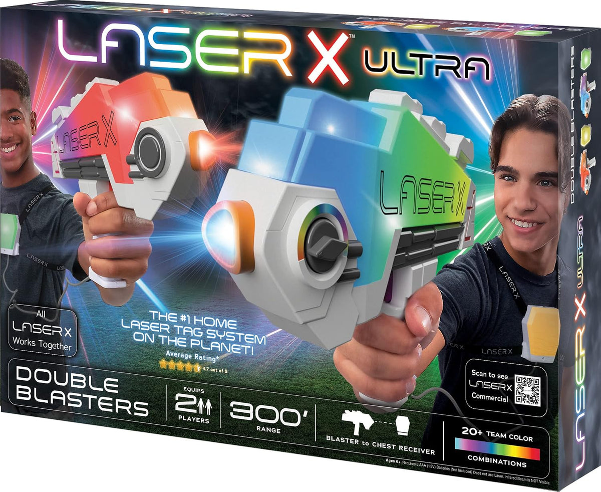 Laser X Ultra Double Blasters – 2 Players