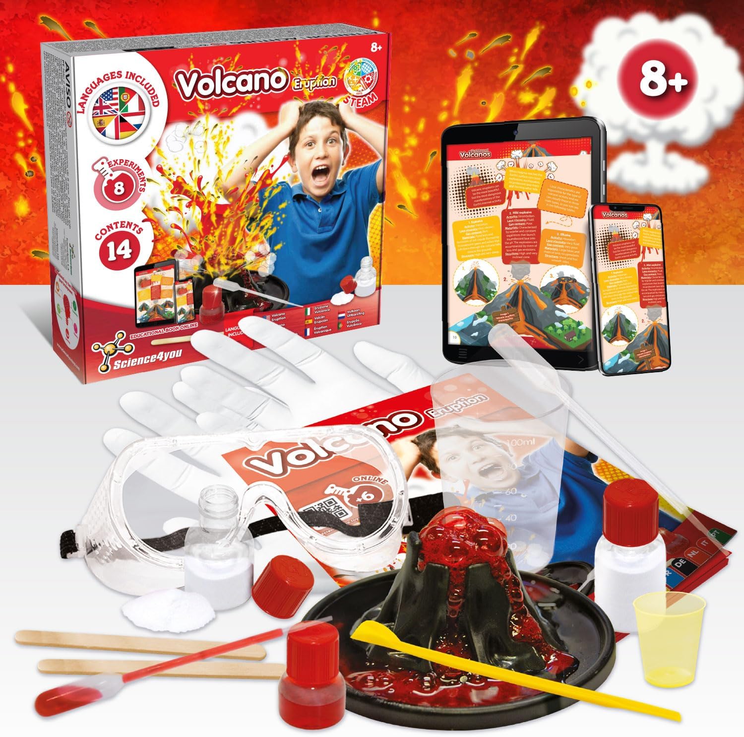 Science4you Volcano Eruption Set