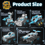 Building Blocks Robots Pro 5-in-1 Set with Remote Control and App remote 720pcs