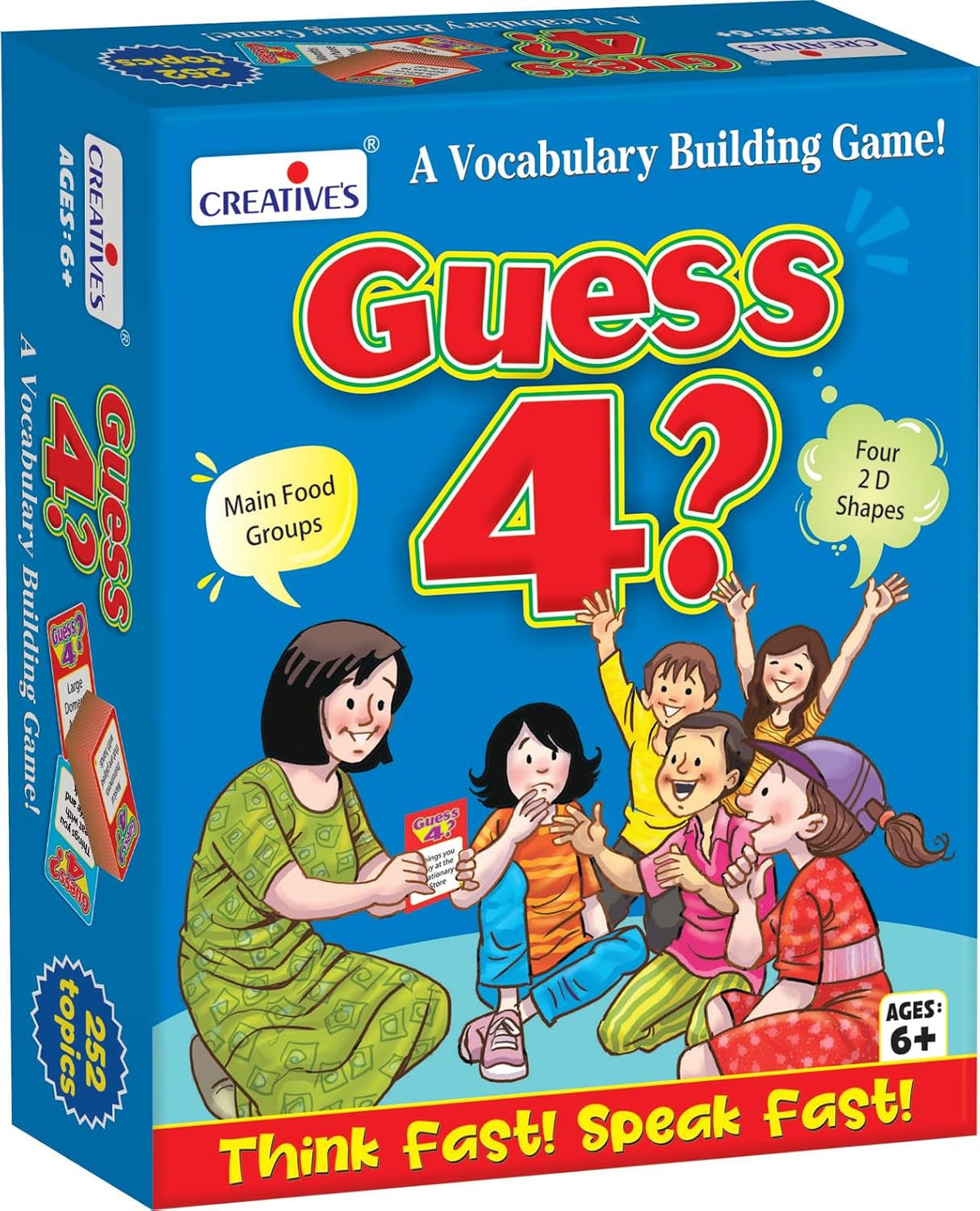 Creative’s Guess 4? Vocabulary Building Board Game 9873