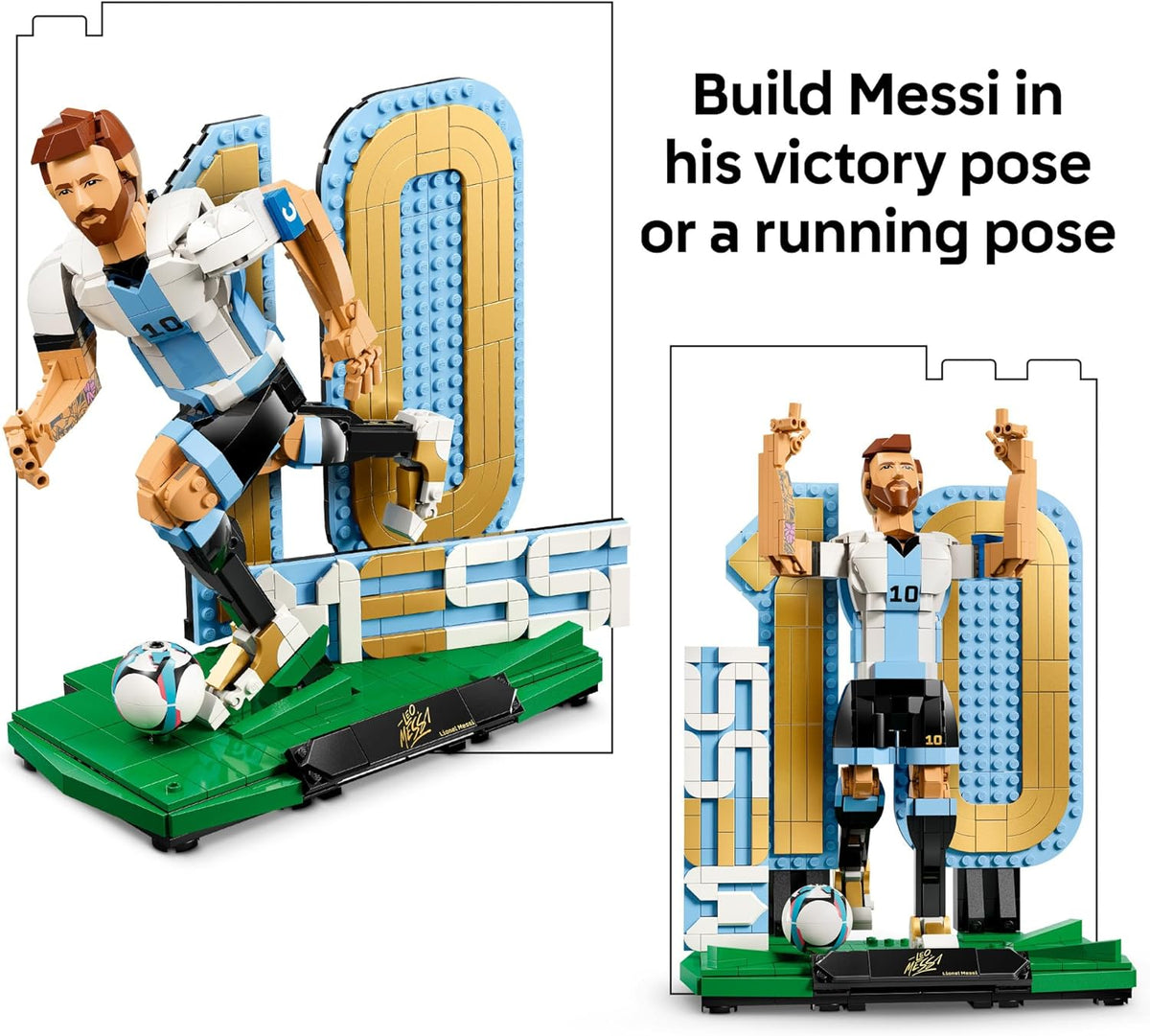 LEGO Editions Lionel Messi – Soccer Legend 43015 | 958 Pieces