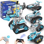Building Blocks Robots Pro 5-in-1 Set with Remote Control and App remote 720pcs