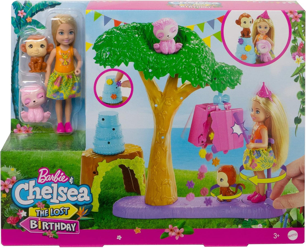 Barbie Chelsea The Lost Birthday Party Fun Playset GTM84 – Pinata Surprise