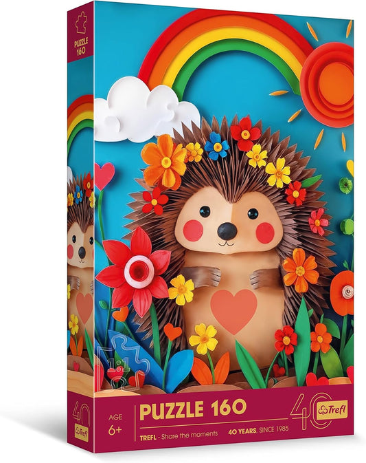 Trefl 3D Paper Art Hedgehog Puzzle 40046 – 160 Pieces