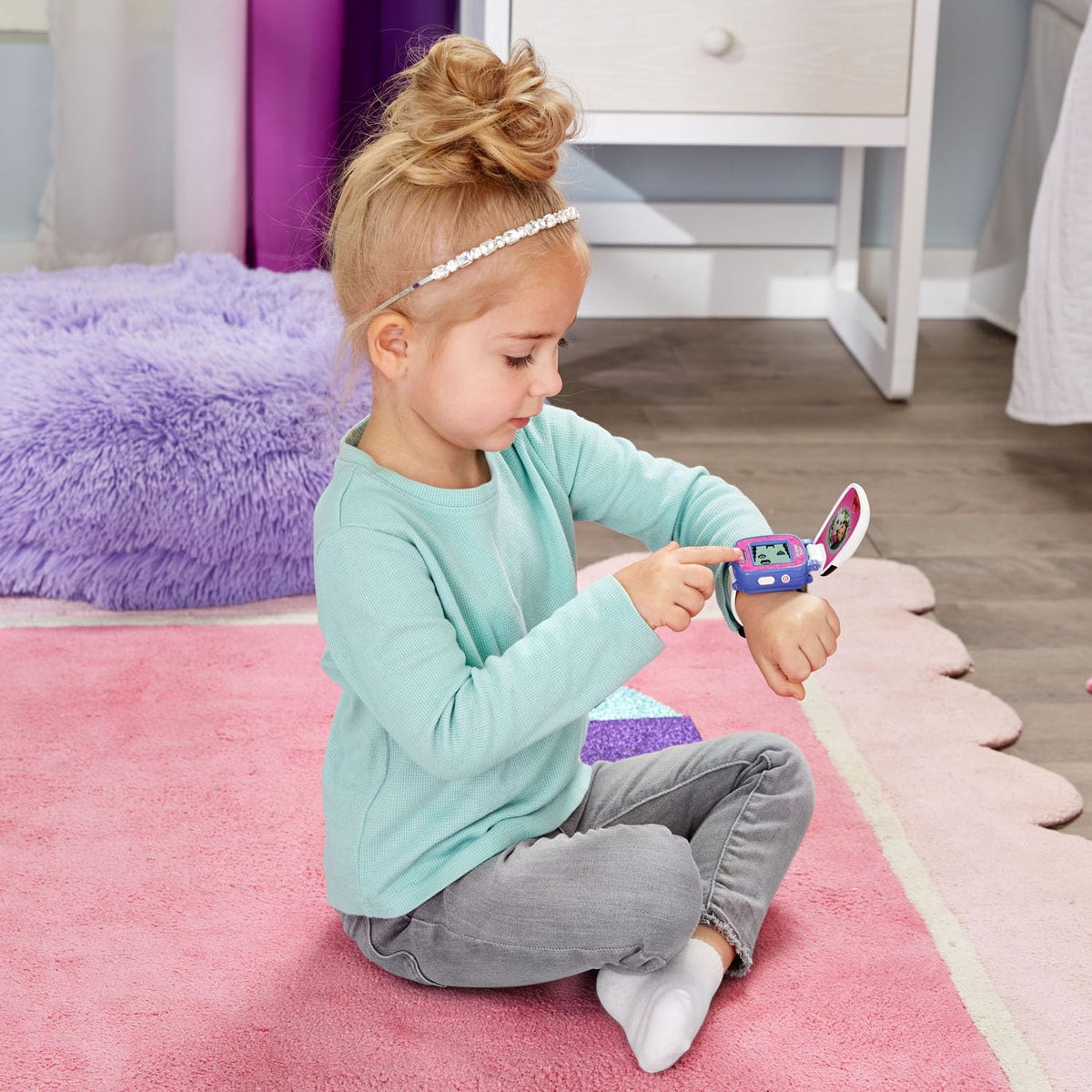 VTech Gabby's Dollhouse Pandy Paws Watch 80-561803 – Interactive Kids Watch