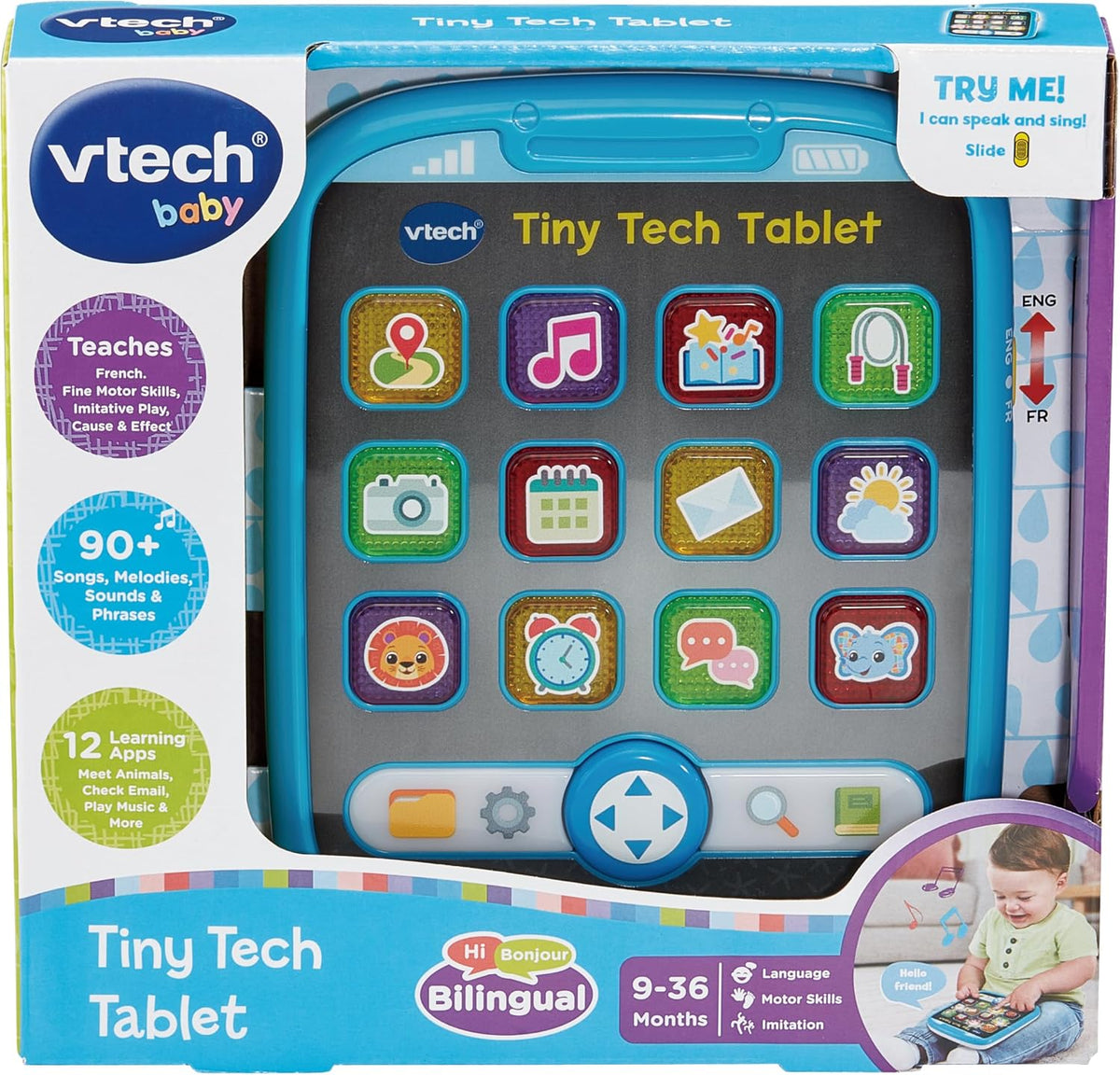 VTech Tiny Tech Tablet – Interactive Learning Toy