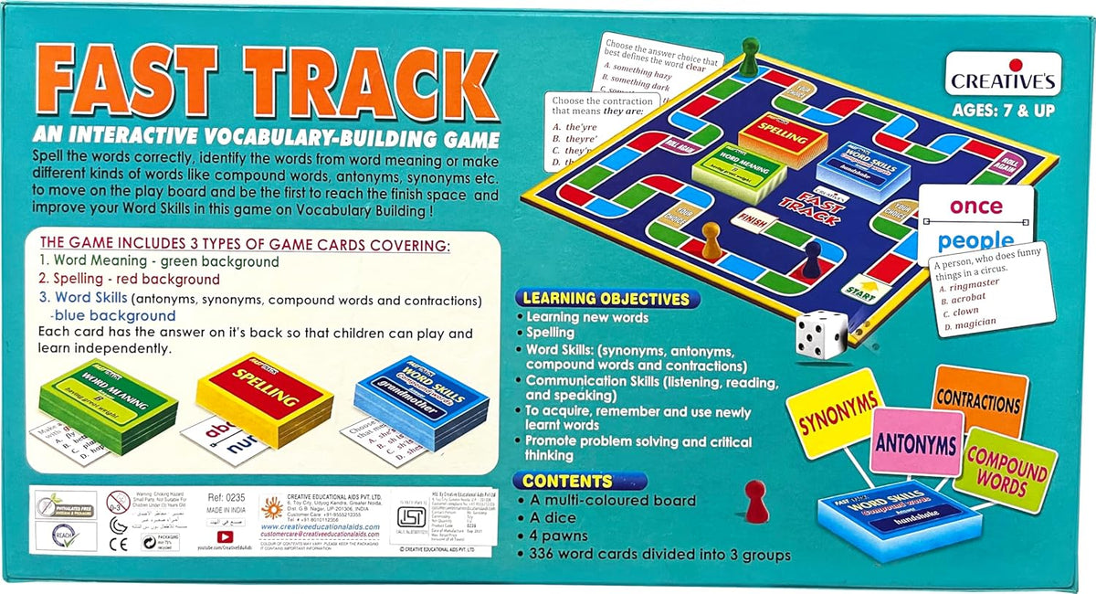 Creative's Fast Track – Fun Language Game for Kids