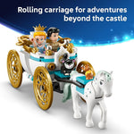 LEGO Disney Princess Cinderella’s Castle & Horse Carriage 43275 – 596 Pieces