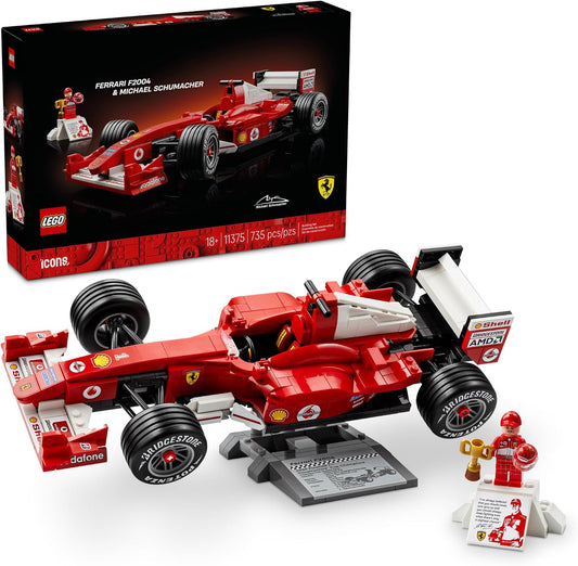 LEGO Icons Ferrari F2004 & Michael Schumacher 11375 | 735 Pieces