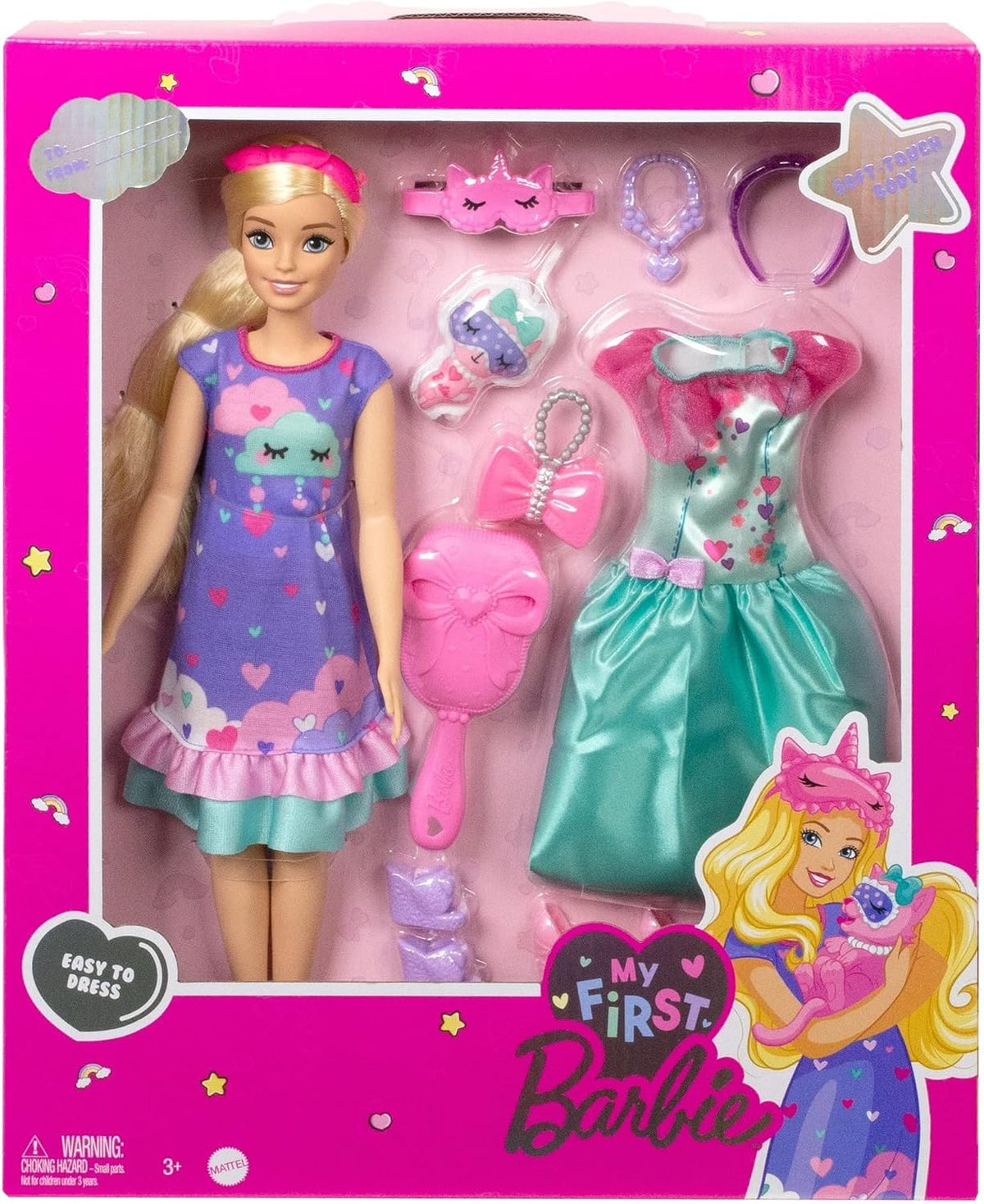 Barbie My First Barbie Deluxe HMM66 – Malibu Doll with Accessories