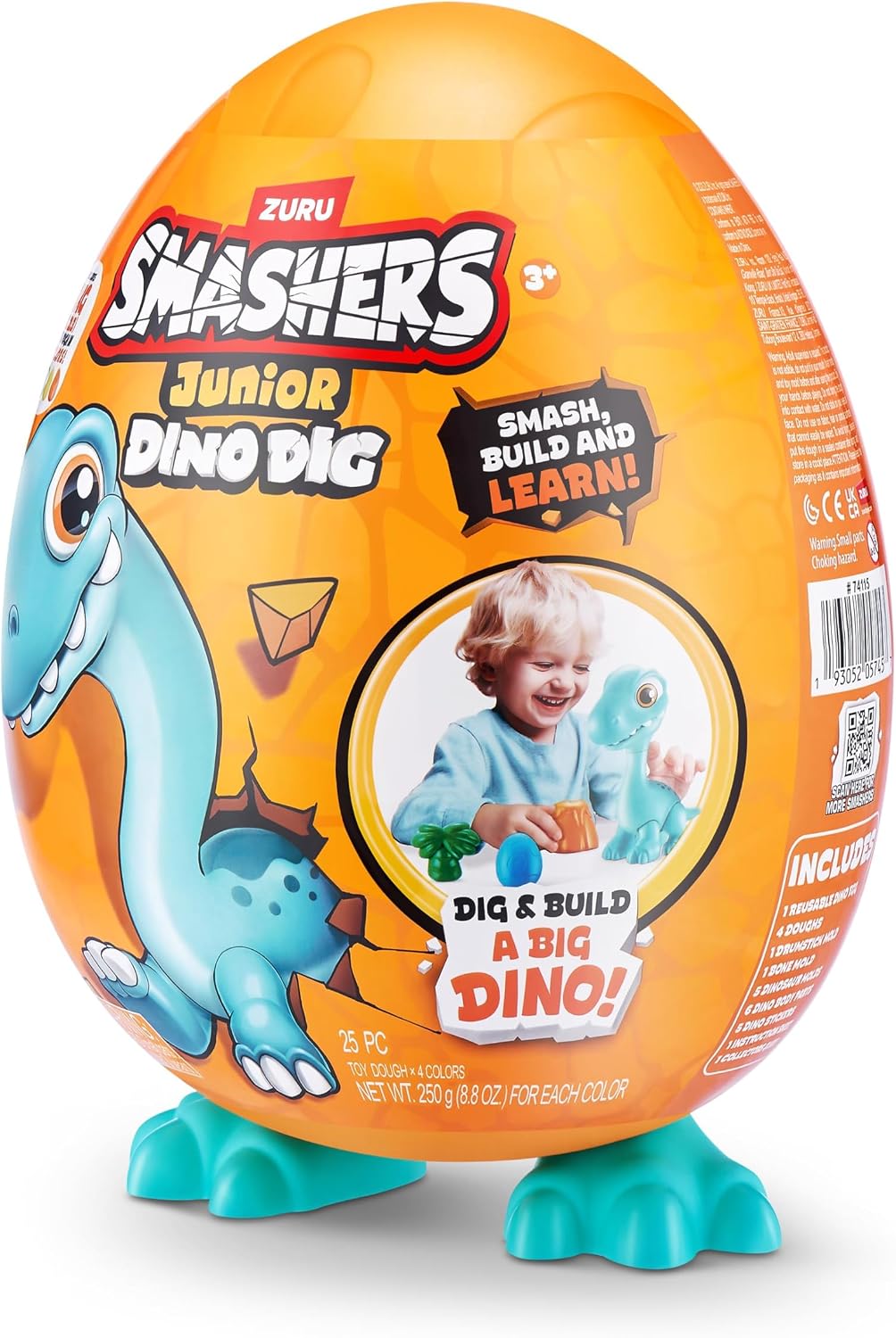 ZURU Smashers Junior Dino Dig Large Egg 74115