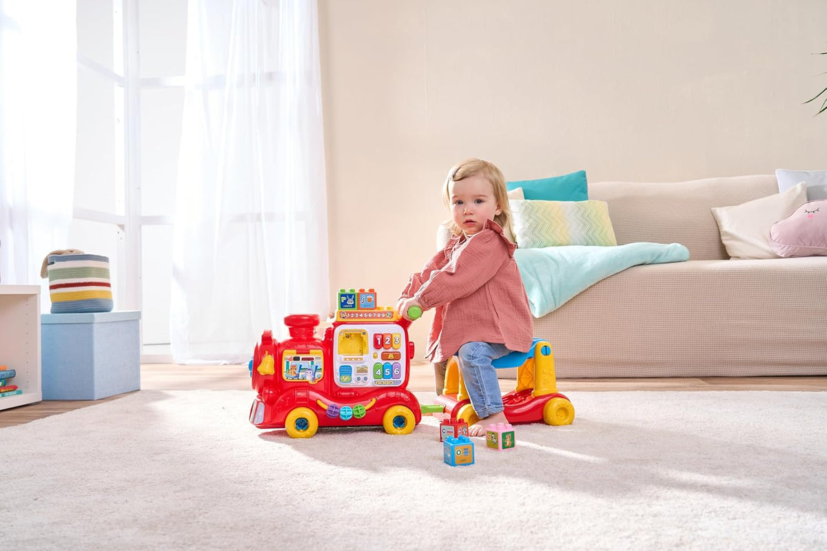 VTech 4-in-1 Alphabet Express – Ride-On & Learning Train