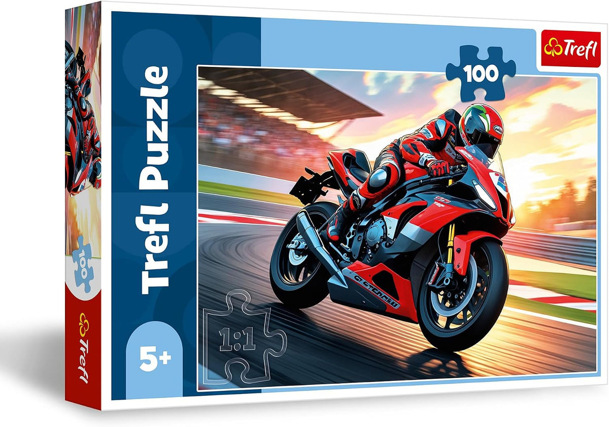Trefl Fast Motorcycle Puzzle 16489 – 100 Pieces