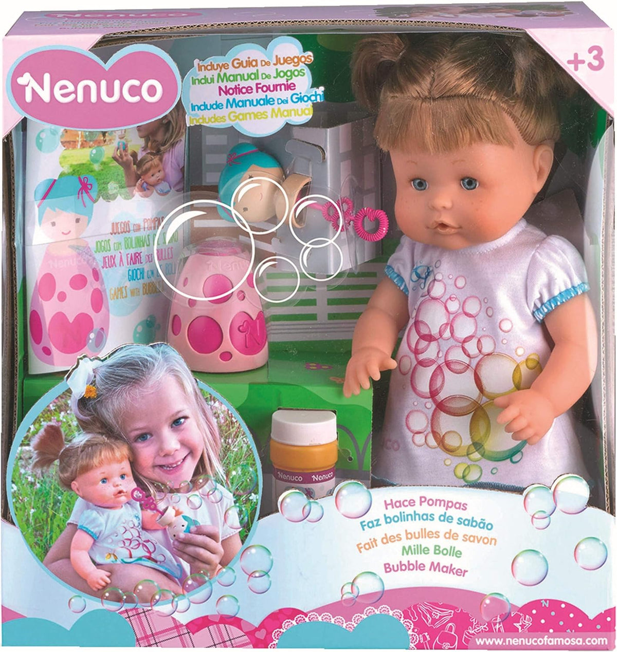 Nenuco Doll Makes Soap Bubbles