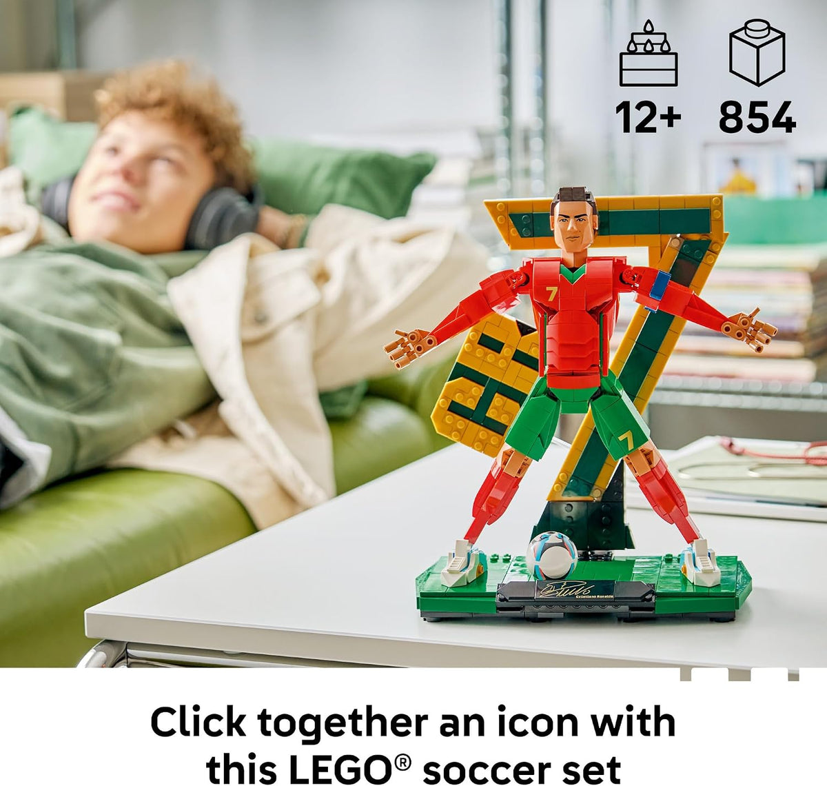LEGO Editions Cristiano Ronaldo – Soccer Legend 43016 | 854 Pieces