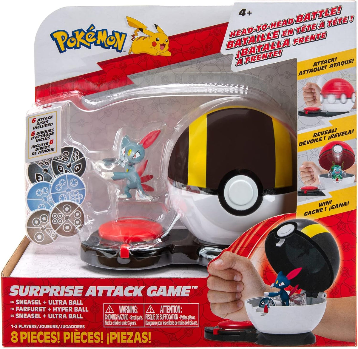 Pokémon Surprise Attack Game – Sneasel & Ultra Ball PKW2724