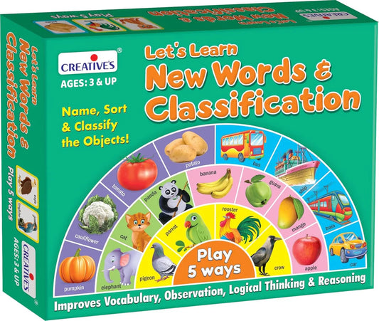 Creatives Let’s Learn New Words & Classification