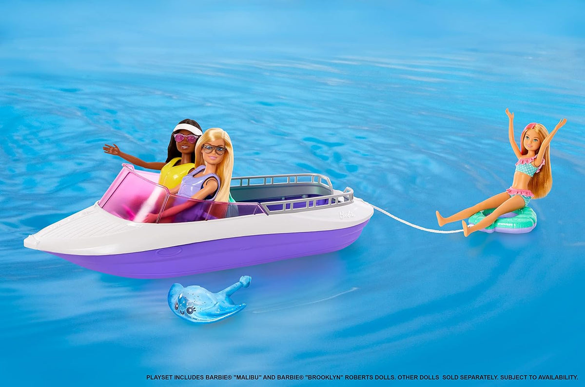 Barbie Mermaid Power Boat HHG60 – 2 Dolls & Floating Boat