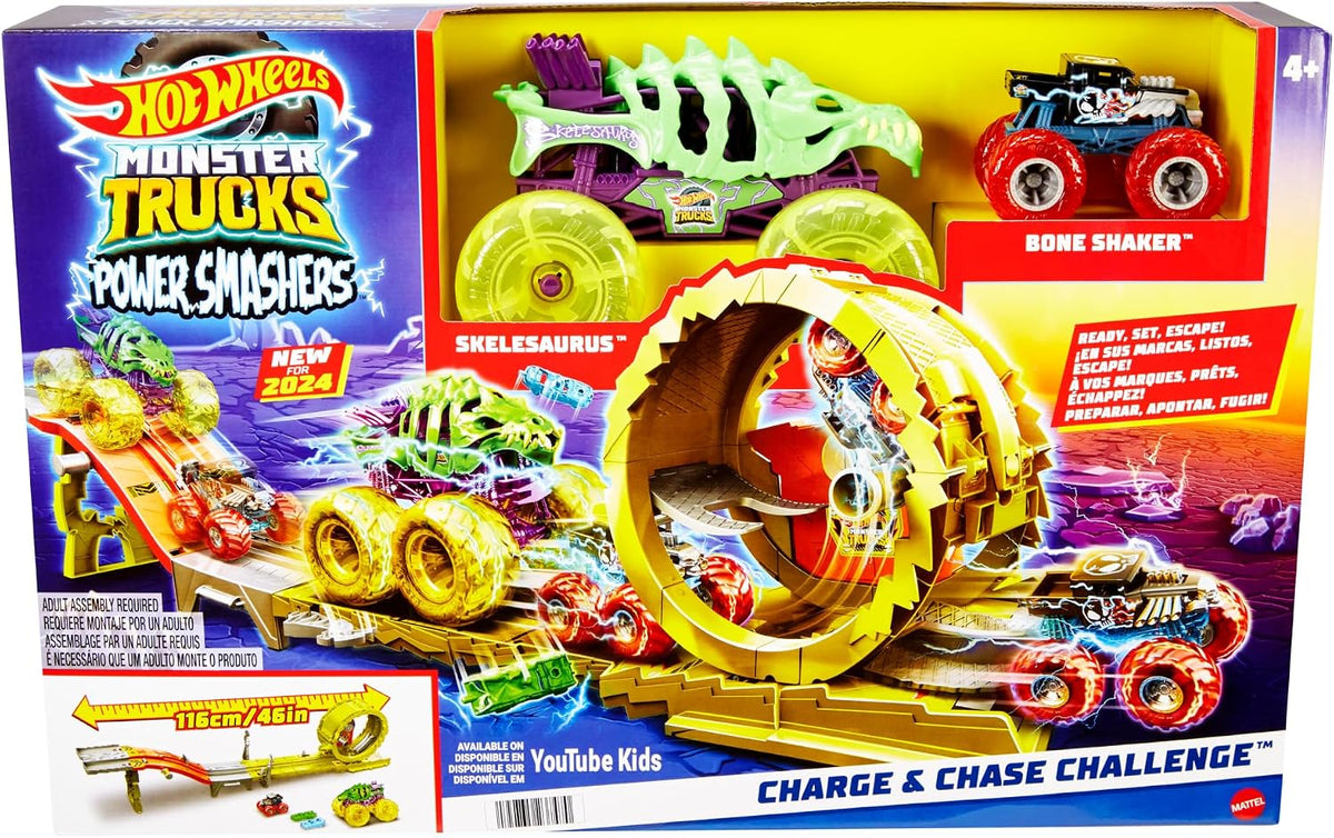 Hot Wheels Monster Trucks Charge & Chase Challenge HXT05